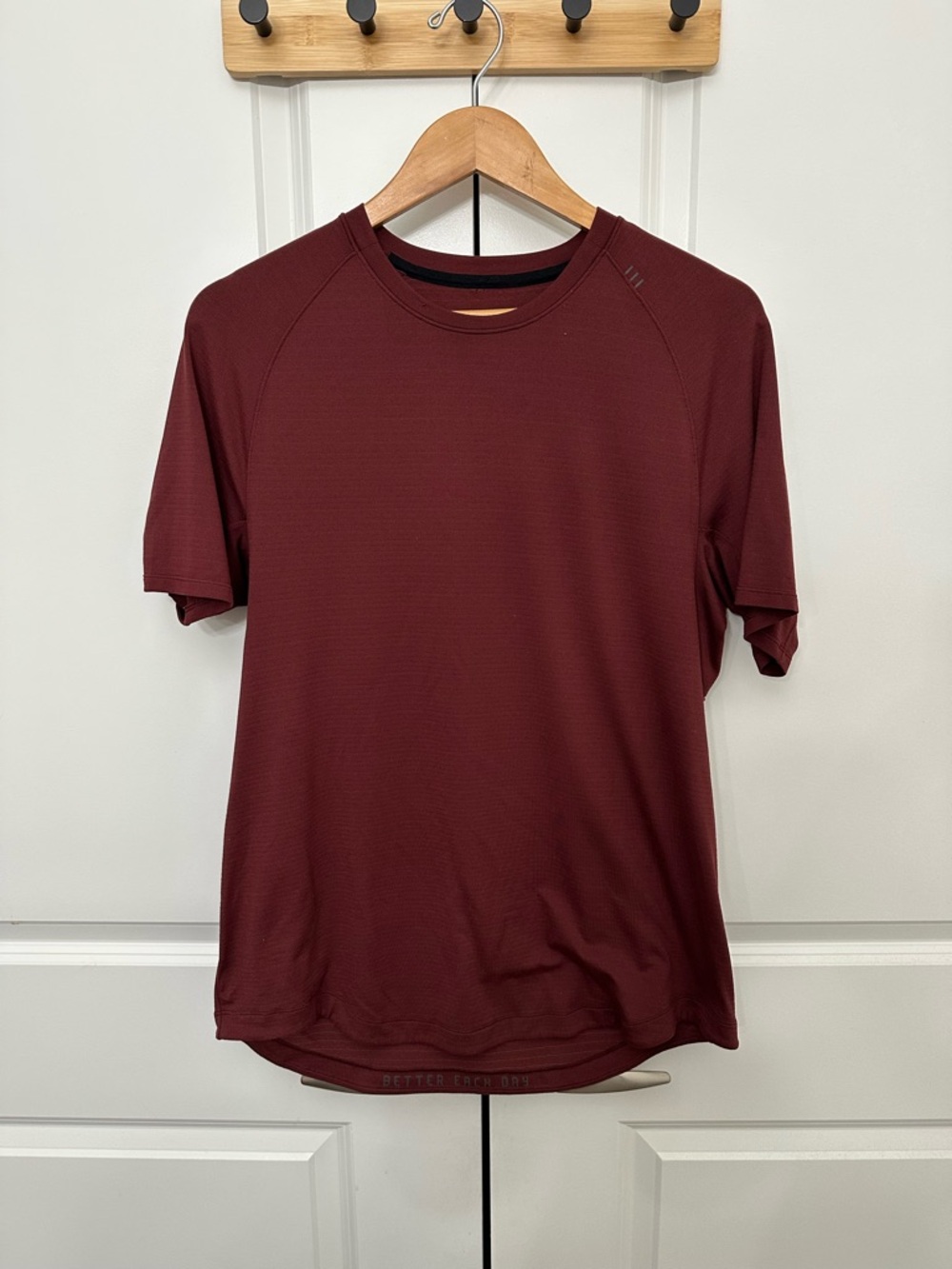 lululemon Men's Short-Sleeve Performance Tee - Burgundy license to train